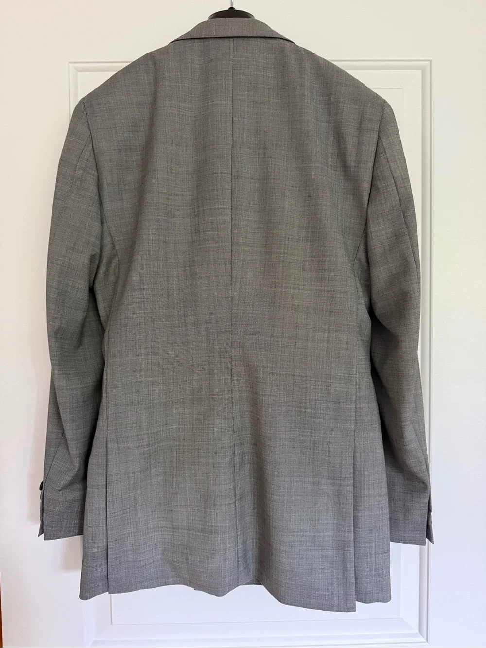 J. Crew Ludlow Slim Suit 36R w 30x30 Pants Italian Stretch Mineral Grey Wool